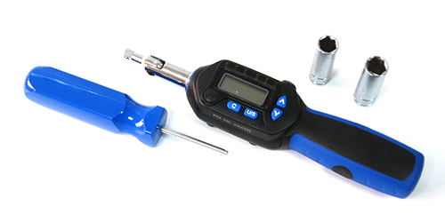 Digital Torque Wrench with Socket and Valve Core Torque Tool